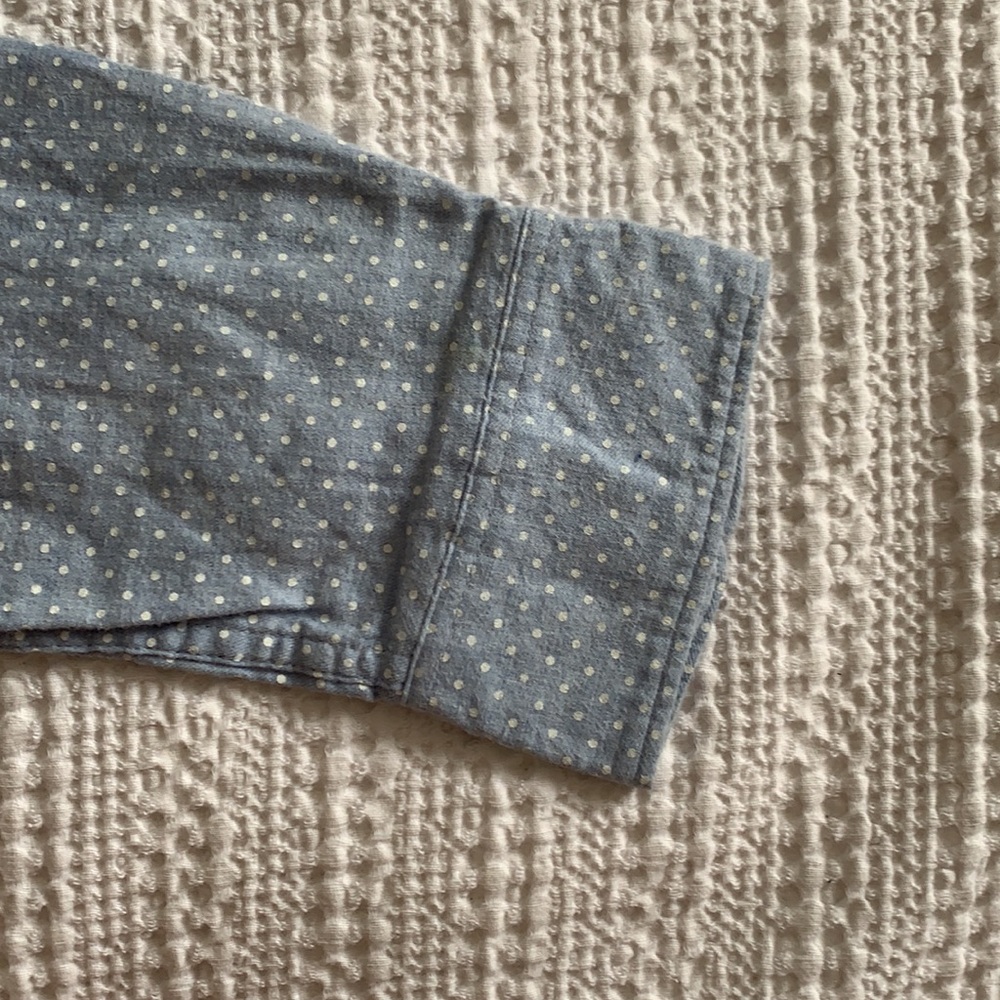Baby Blue Spotted Button-Up - Picture 7 of 8